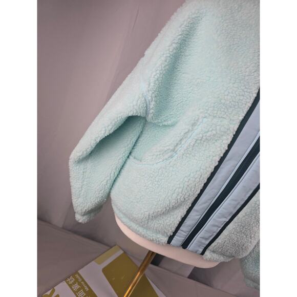 DSG Cozy Fleece‎ Full Zip Girls Large Sherpa Shoreside Blue - Picture 3 of 16